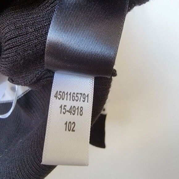 WHITE House Black Market Polka Dot Print Black White 3/4 Sleeve Cardigan Small - Picture 5 of 9